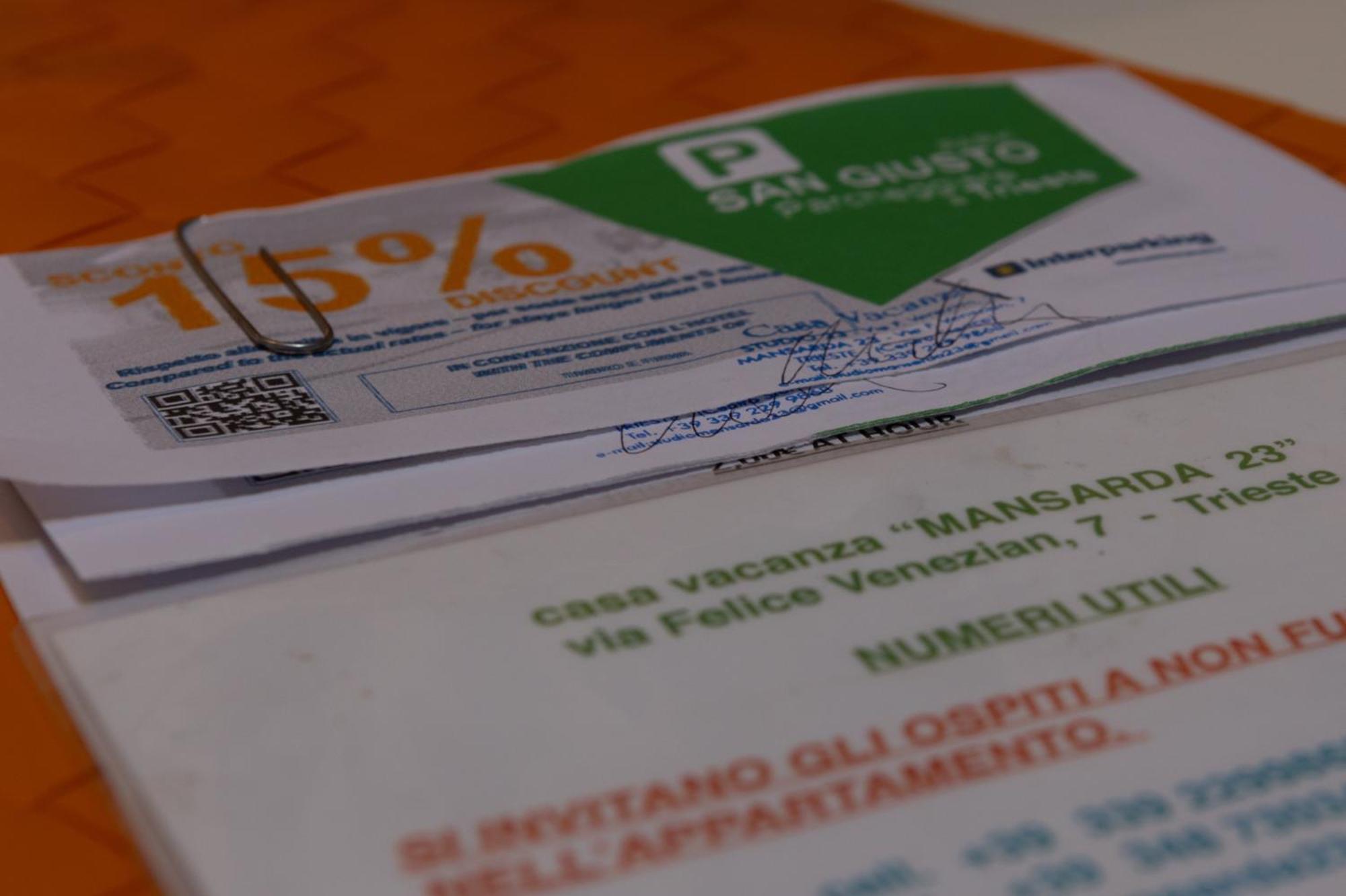 Apartament Mansarda 23 Triest Zewnętrze zdjęcie